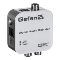 Gefen GTV-DD-2-AA User Manual