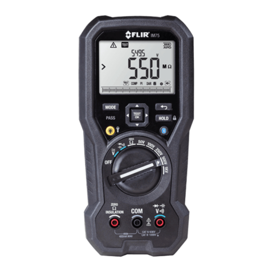 FLIR IM75 User Manual
