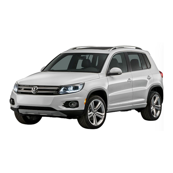 Volkswagen 2013 Tiguan Quick Start Manual