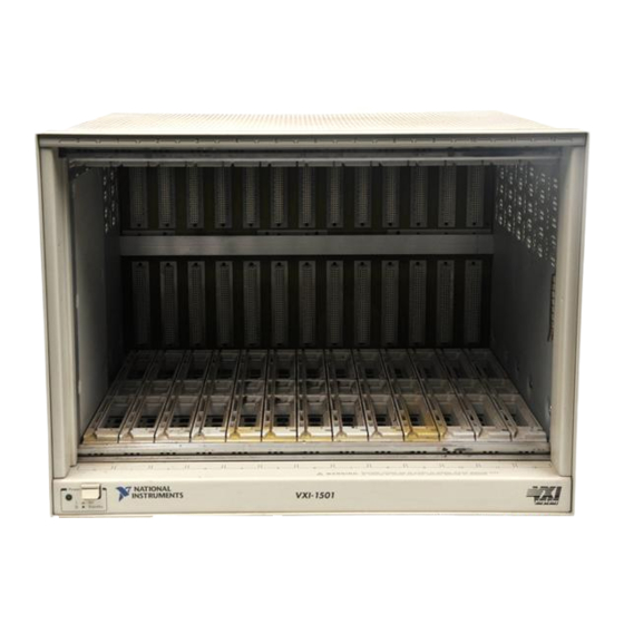 National Instruments VXI-1501 Installation Manual