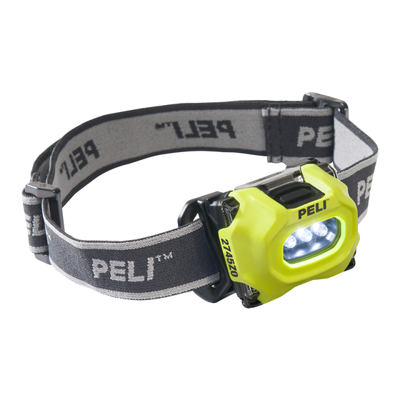 PELI 2745Z0 Quick Start Manual