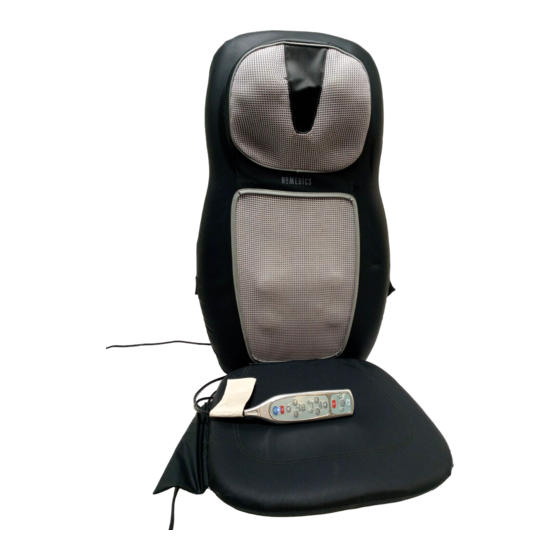 User Manuals: HoMedics SBM-500HA-2EU Shiatsu Massager