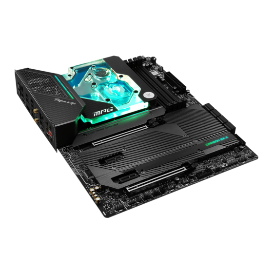 ekwb MSI MPG X570S Carbon EK X User Manual