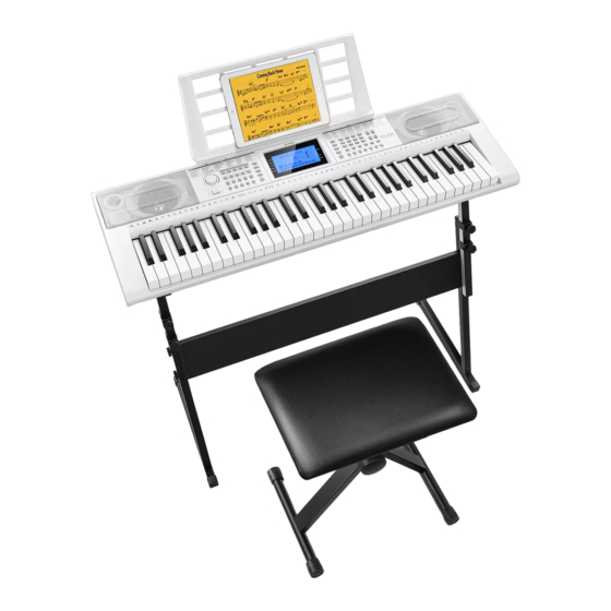 Donner DEK-610S Key Keyboard Manuals