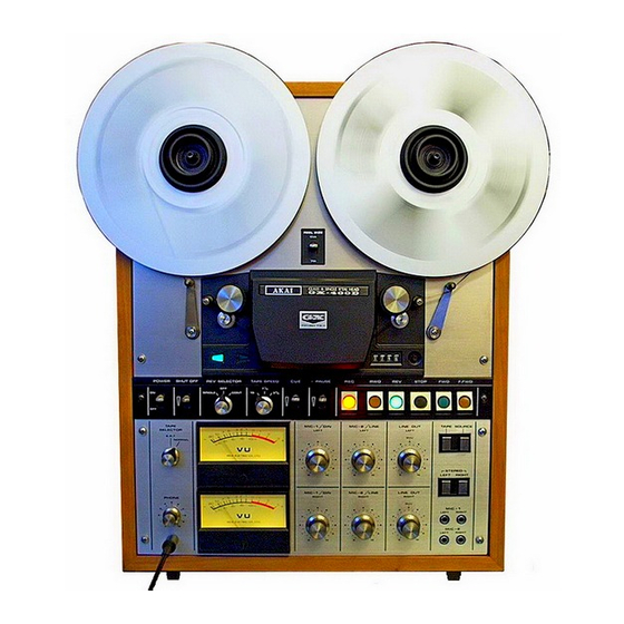 Akai GX-210D Stereo Reel to Reel Tape Recorder Manual