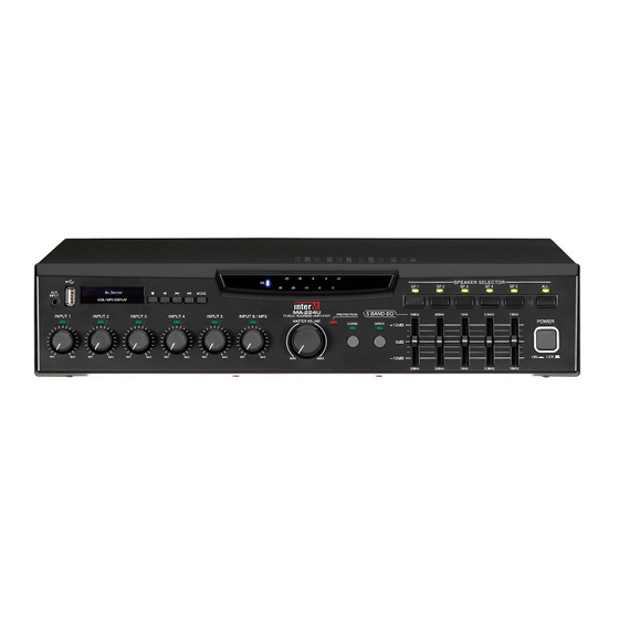 Inter-m MA-206U Manuals