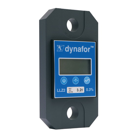 Tractel dynafor LLZS Series Operating And Maintenance Instructions Manual