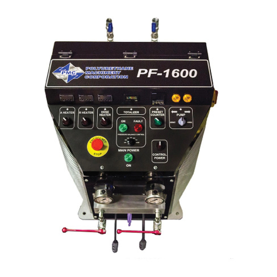 PMC PF-1600 Manuals