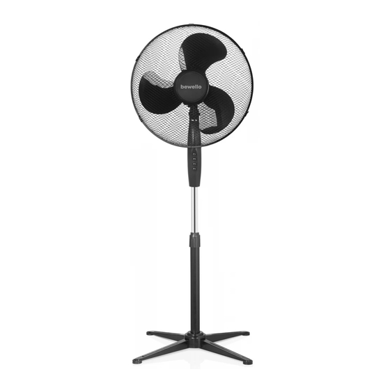 User Manuals: bewello BW2008 Standing Fan