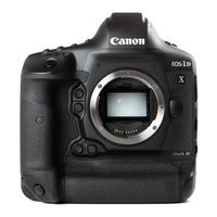 Canon EOS 1D Mark III Instruction Manual