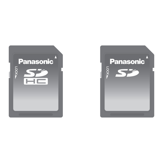 Panasonic RP-SDW32GG1K Operating Instructions Manual