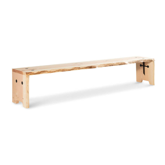 Weltevree Forestry bench refined 4P Product Manual