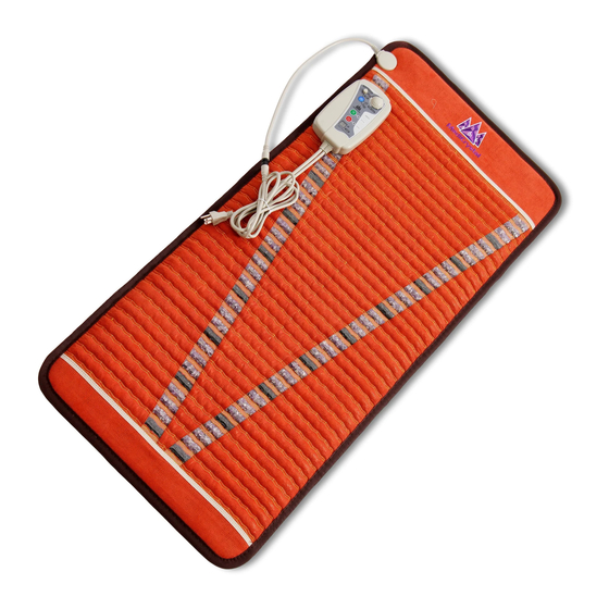 MediCrystal BIO-MAGNETIC AMETHYST TOURMALINE MIDSIZE V-MAT Quick Start Manual
