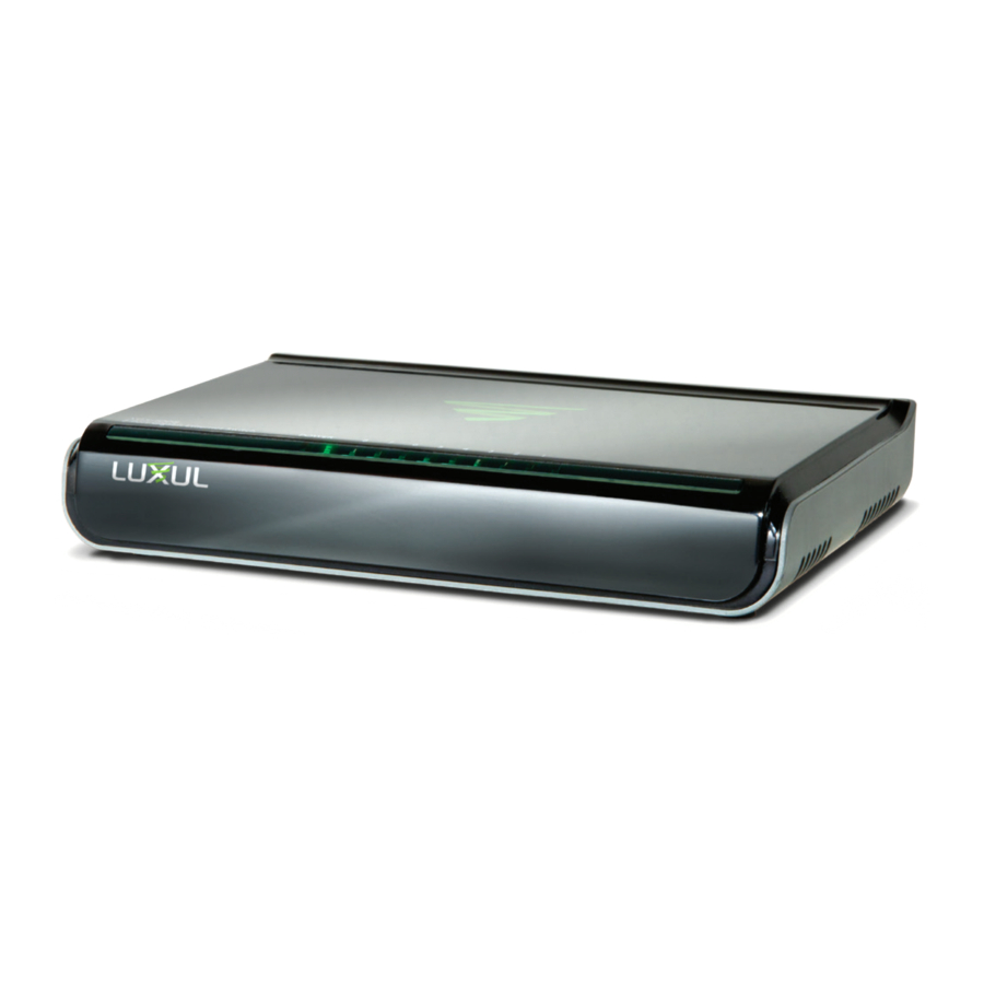 Luxul XGS-1008 - 8-Port Gigabit Desktop Switch Quick Install Guide