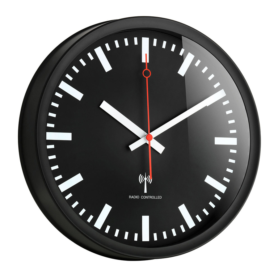 TFA 60.3513 - Radio Controlled Wall Clock Manual