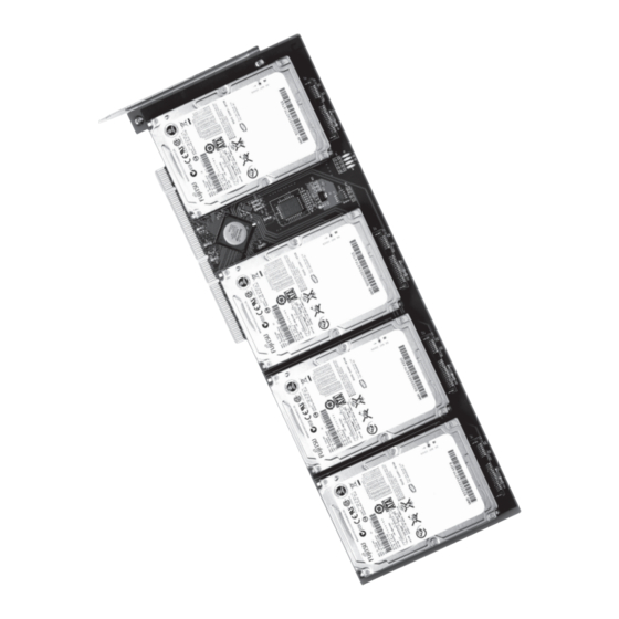 Apricorn PCI-X Drive Array Quick Start Manual