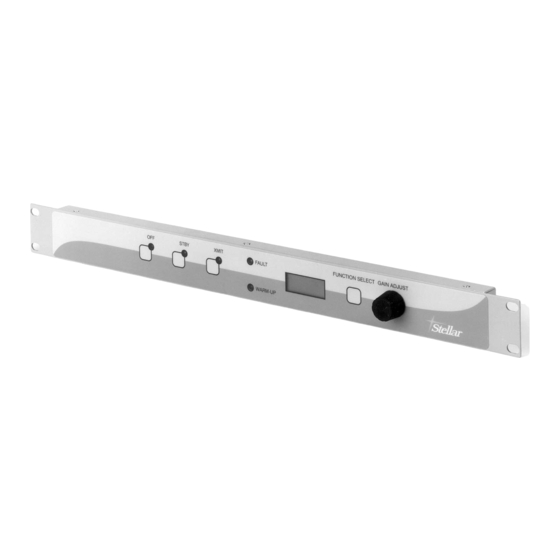 User Manuals: e2v N6081 series Control Unit