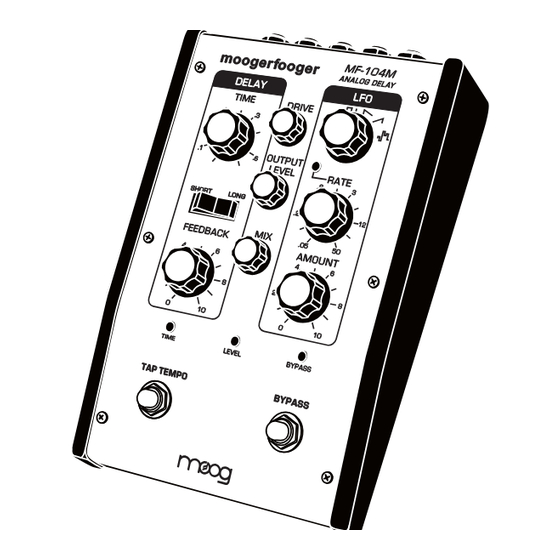 Moog MF-104 User Manual