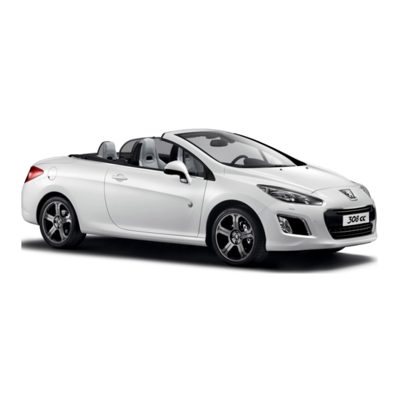 PEUGEOT 308 CC Handbook