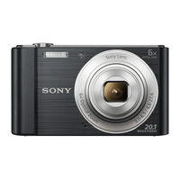 Sony Cyber-shot DSC-W810 Instruction Manual