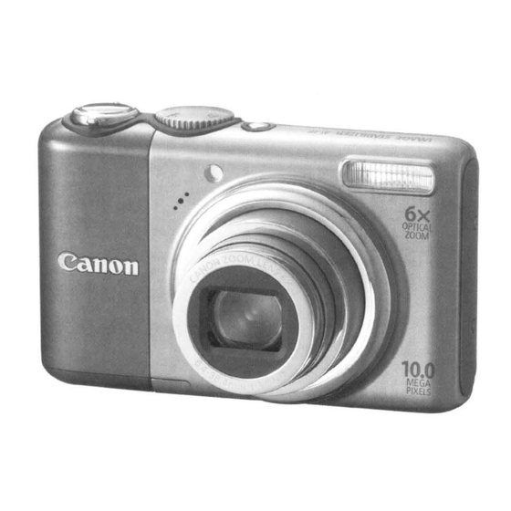 Canon PowerShot A 2000 IS User Manual