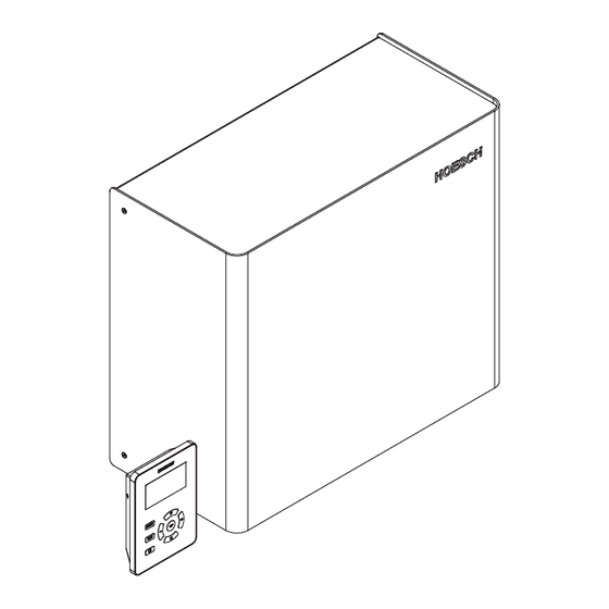 HOESCH SteamBox 900 Installation And Maintenance Manual