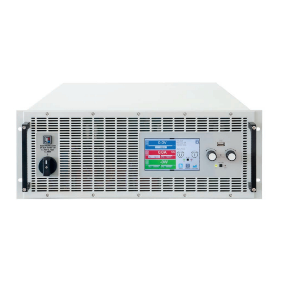 Elektro-Automatik ELR 10000 4U Operating Manual