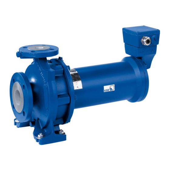 KSB Etaseco Installation & Operating Manual