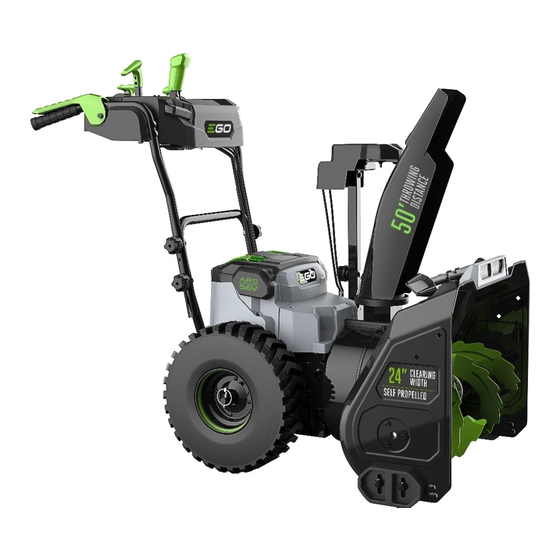EGO POWER + SNT2400E Manual