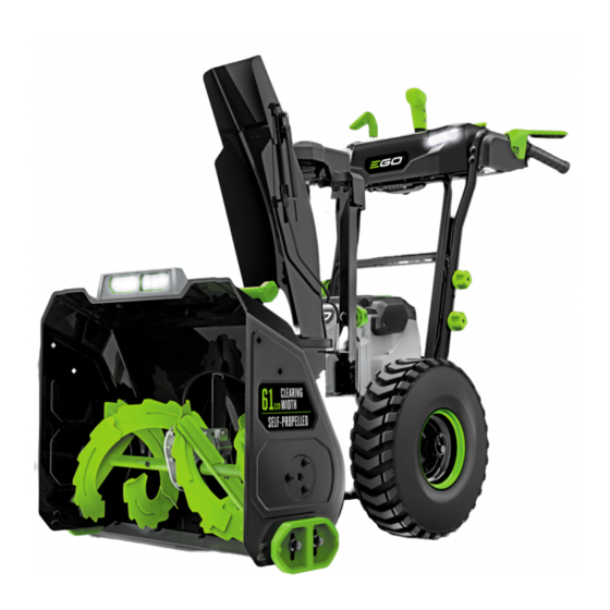 Ego Power+ SNT2400E Operator's Manual