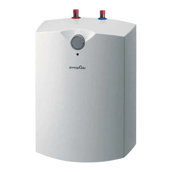 Gorenje Tiki GT 10 Instructions For Use Manual