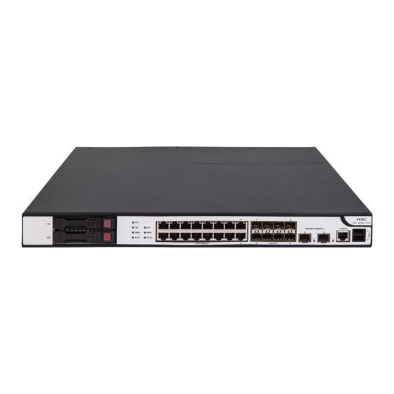 H3C SecPath F1070 Manual