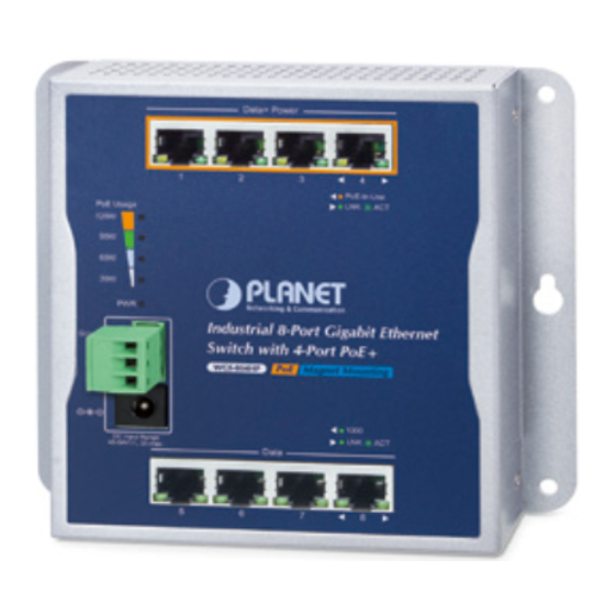 Planet Networking & Communication WGS-804HP User Manual