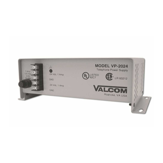 Technical Assistance - Valcom VP-2024 User Manual [Page 2