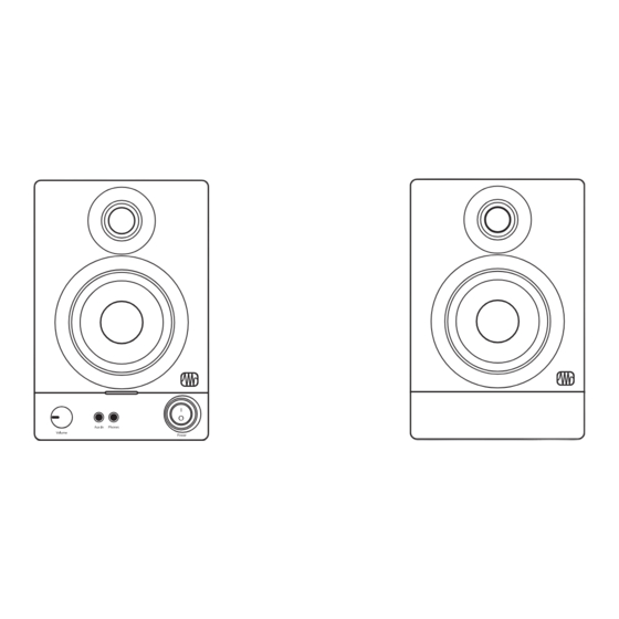 PRESONUS Eris 3.5 Quick Start Manual