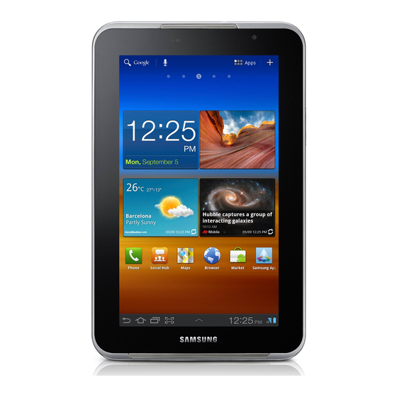 Samsung Galaxy Tab GT-P6210 User Manual