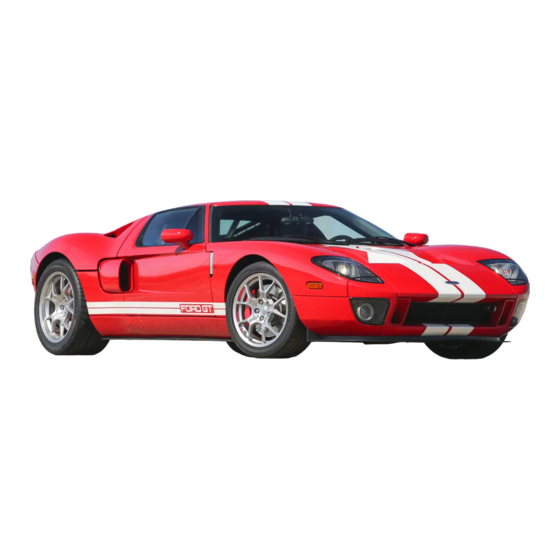 Ford 2005  GT Quick Reference Manual