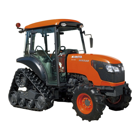 Kubota Power Krawler M8540 NARROW Operator's Manual
