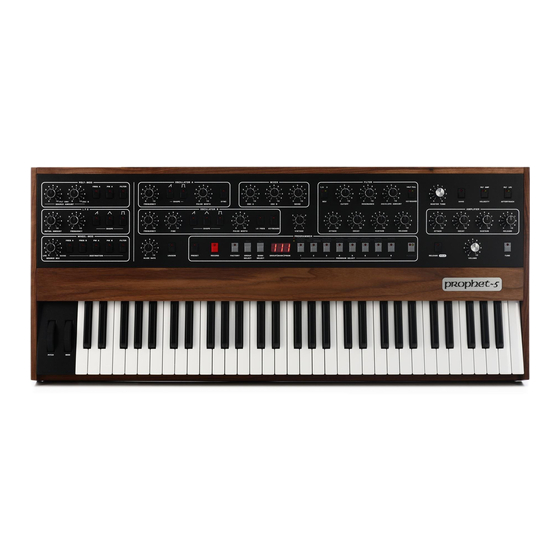 Sequential Prophet-5 Operation Manual