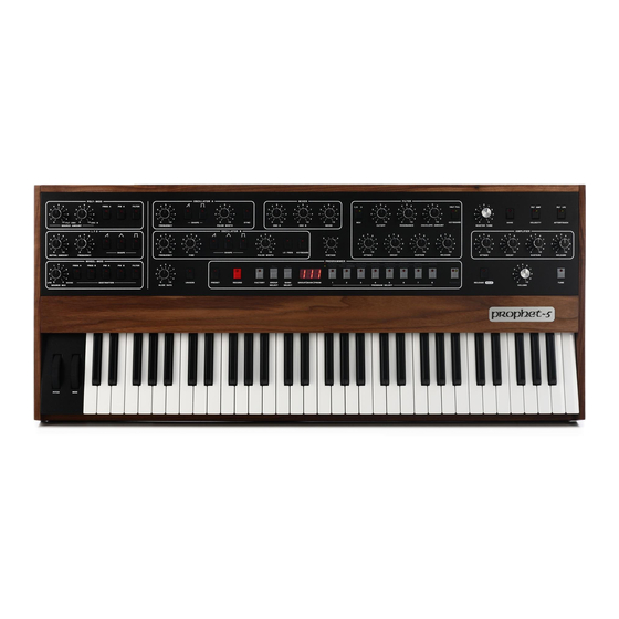 Sequential PROPHET-5 Operation Manual