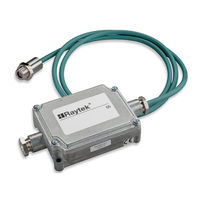 RayTek MI Miniature Infrared Sensor Operating Instructions Manual