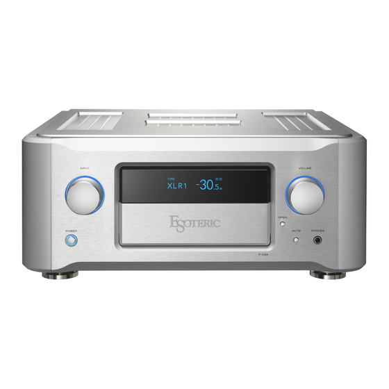 Esoteric OP-DAC1 Owner's Manual