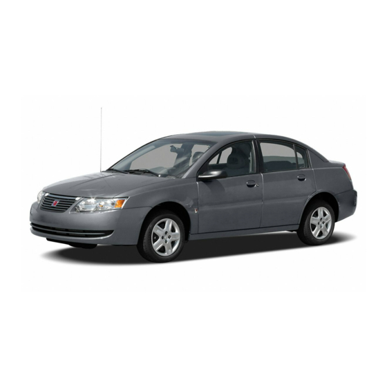 Saturn ION 2005 Get To Know Manual
