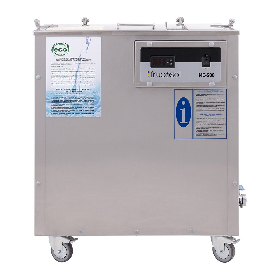 Frucosol MC500 User Manual