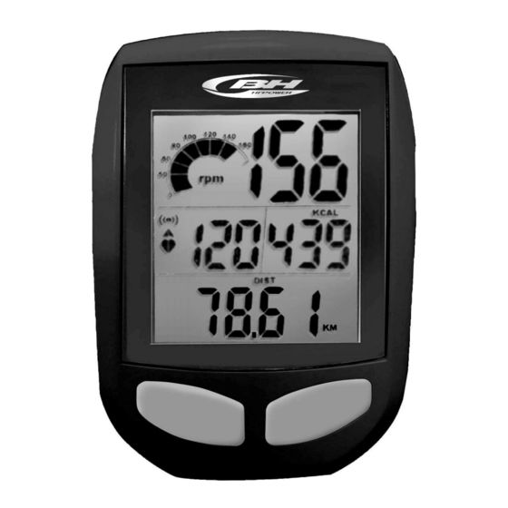 BH FITNESS H920E Manual