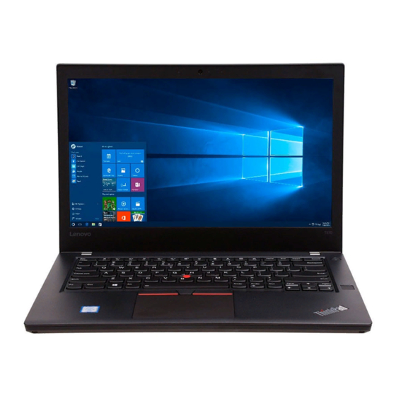 Lenovo ThinkPad T470p Hardware Maintenance Manual