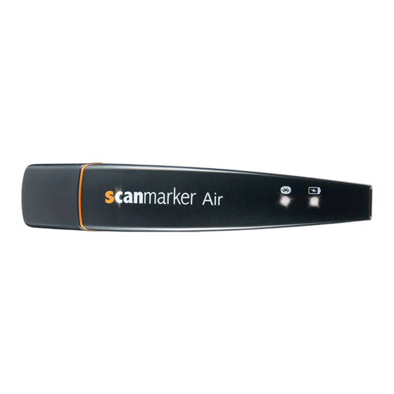 Scanmarker Air Installation And Operation Instructions