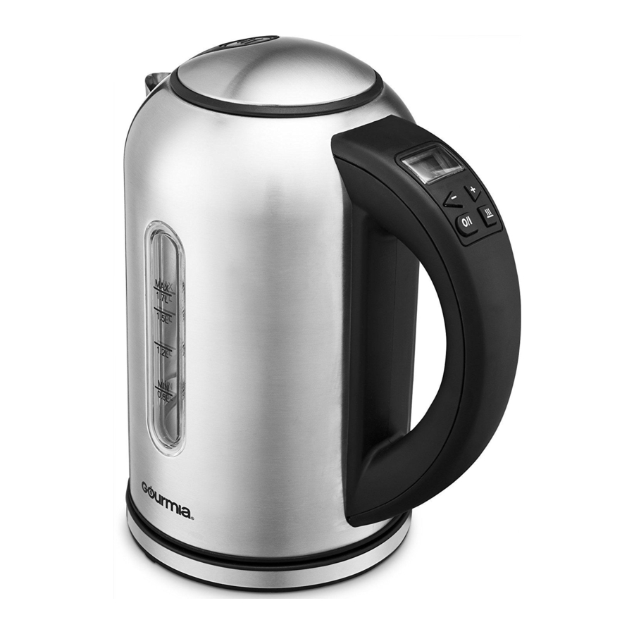 Gourmia GDK260 - Digital Kettle Manual