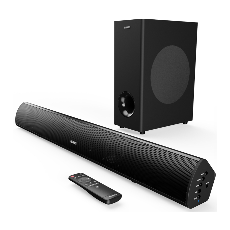 MAJORITY Teton Plus - Soundbar Manual