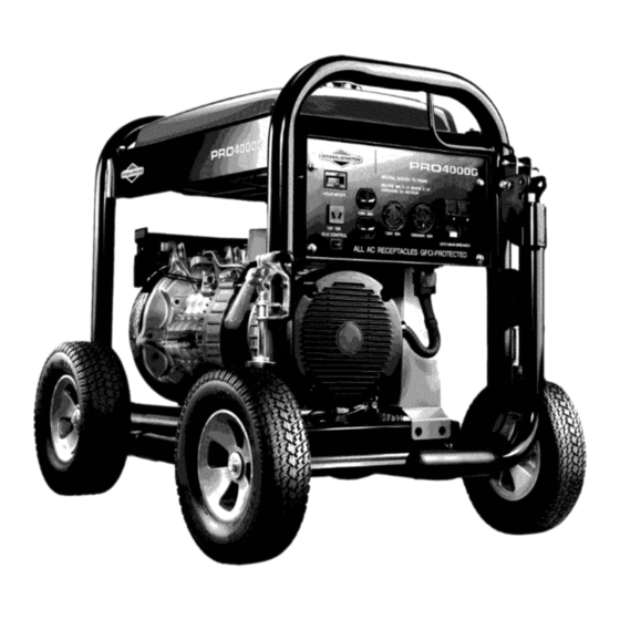 Briggs & Stratton PRO400 Operator's Manual